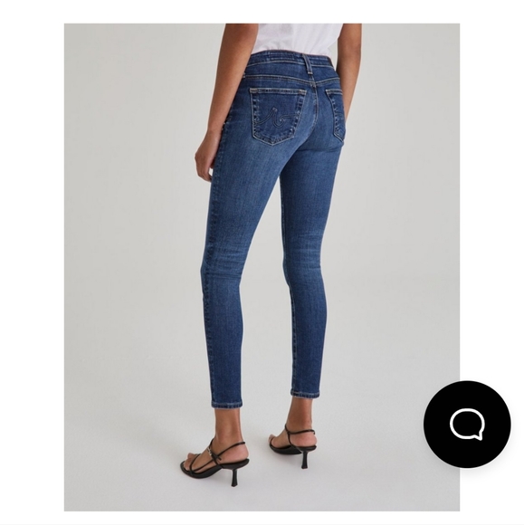 AG Denim Middi The Mid Rise Ankle Legging - Picture 2 of 7